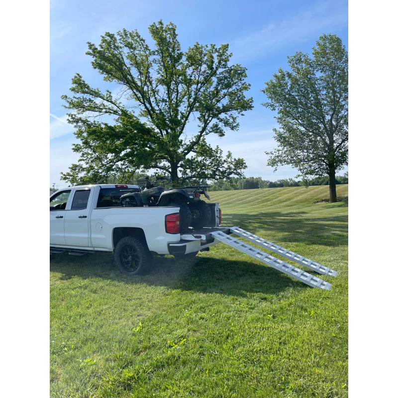 Gen-Y Single Heavy Duty 6 foot Aluminum Loading Ramp 14" x 72" 3K Capacity Model GH-16072-1 - Image 4