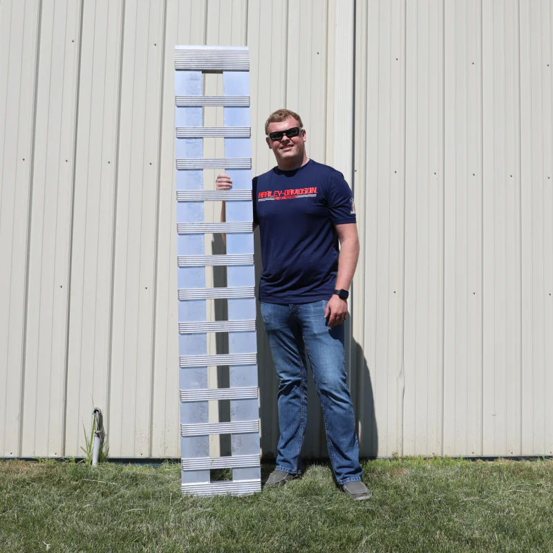 Gen-Y 1 pair Heavy Duty 7 foot Aluminum Loading Ramps 14" x 84" 3K Capacity Per Ramp Model GH-16084 - Image 3