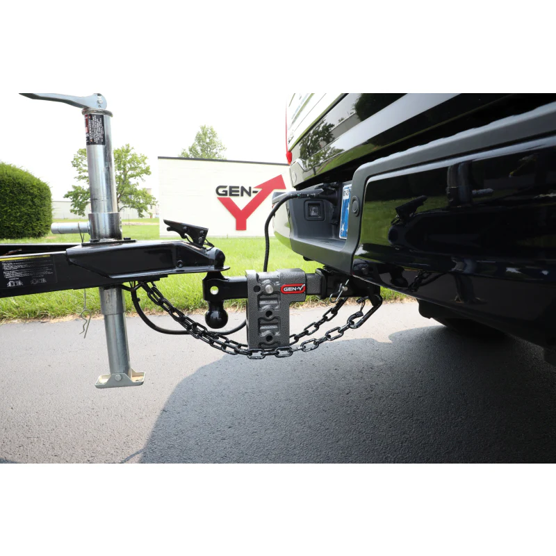Gen-Y MEGA-DUTY 2.5" Bolt-On 9" Drop 3.5K TW 32K Hitch with Dual-Ball & Pintle Lock Model GH-3024 - Image 2