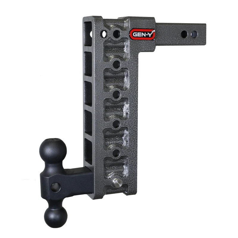 Gen-Y MEGA-DUTY 2" Shank 12.5" Drop 1.5K TW 10K Hitch Dual-Ball Stabilizer Recommend Model GH-316