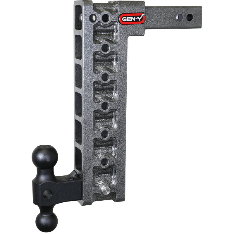Gen-Y MEGA-DUTY 2" Shank 15" Drop 2K TW 16K Hitch Dual-Ball & Stabilizer Kit Model GH-517