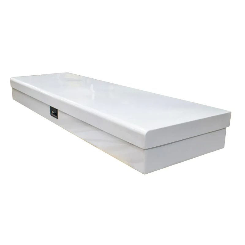 Go Industries 108" Steel Topper Compartment Box - White Model 79508