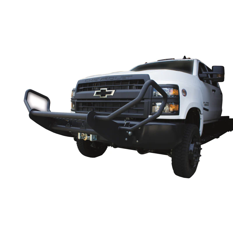 Go Industries Welded Winch Grille Guard w/Carrier - Black Model ET004 - Image 10