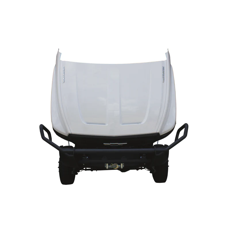 Go Industries Welded Winch Grille Guard w/Carrier - Black Model ET004 - Image 8