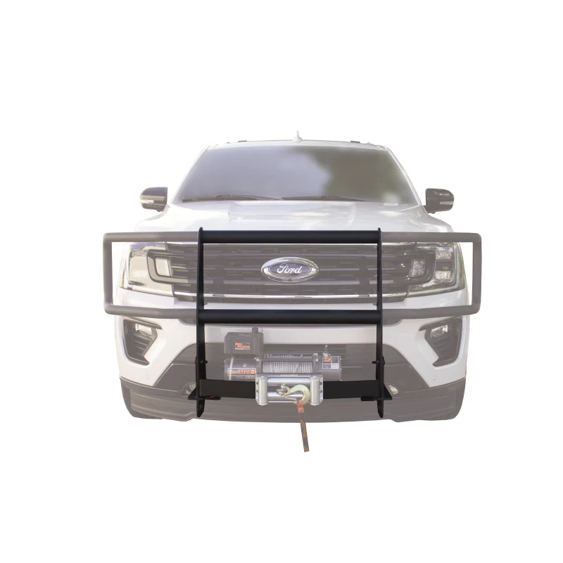 Go Industries Winch Grille Guard - Black Model 33617B