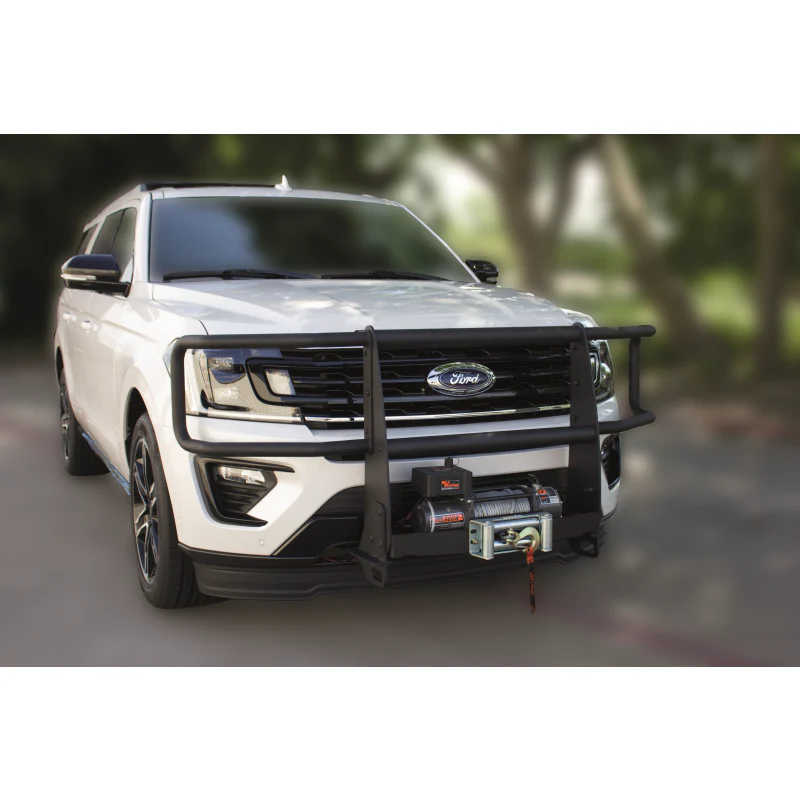 Go Industries Winch Grille Guard - Black Model 33617B - Image 2