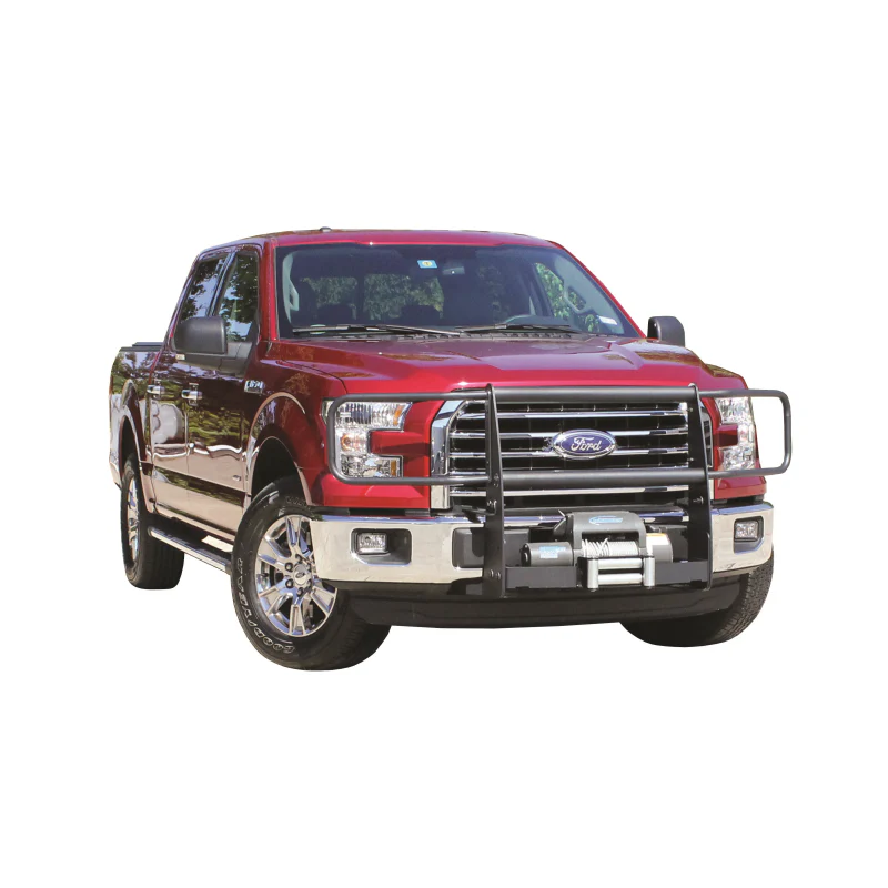 Go Industries Winch Grille Guard - Black Model 33650B