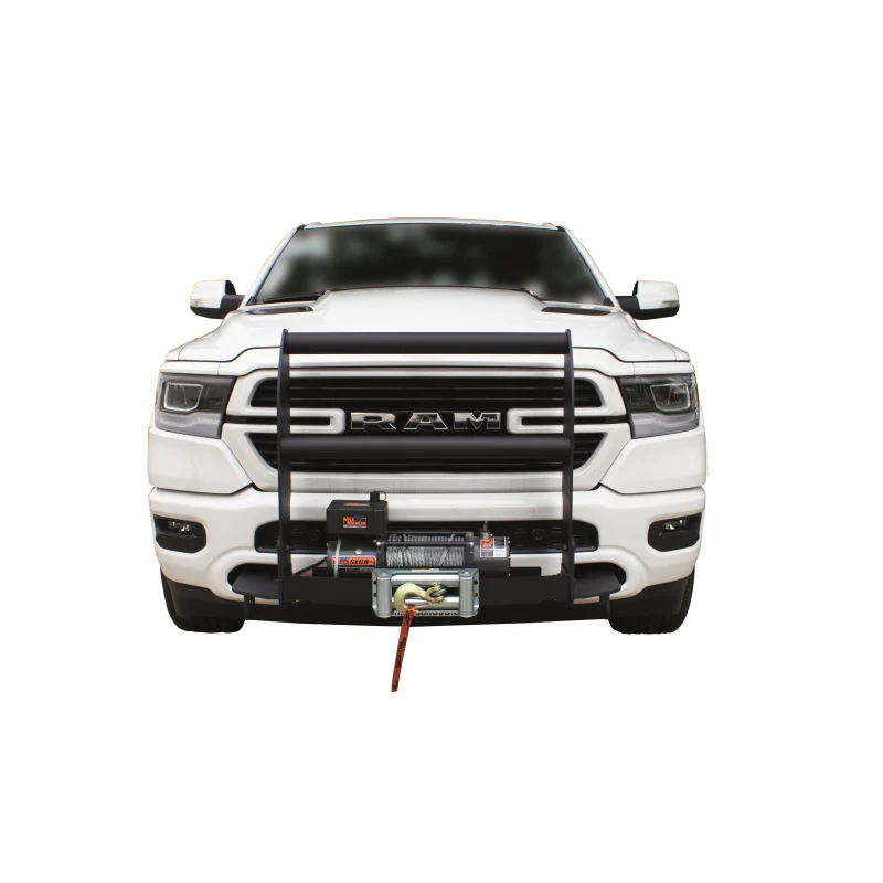 Go Industries Winch Grille Guard - Black Model 33675B - Image 4