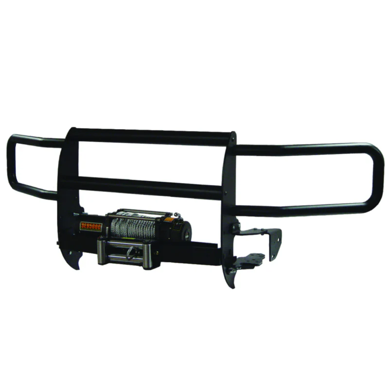 Go Industries Winch Grille Guard - Black Model 33757B - Image 2