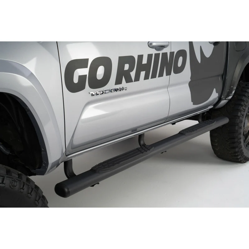 Go Rhino 4" 1000 Series Step Nerf Bars with Mounting Bracket Kit Model 104442987T - Image 3