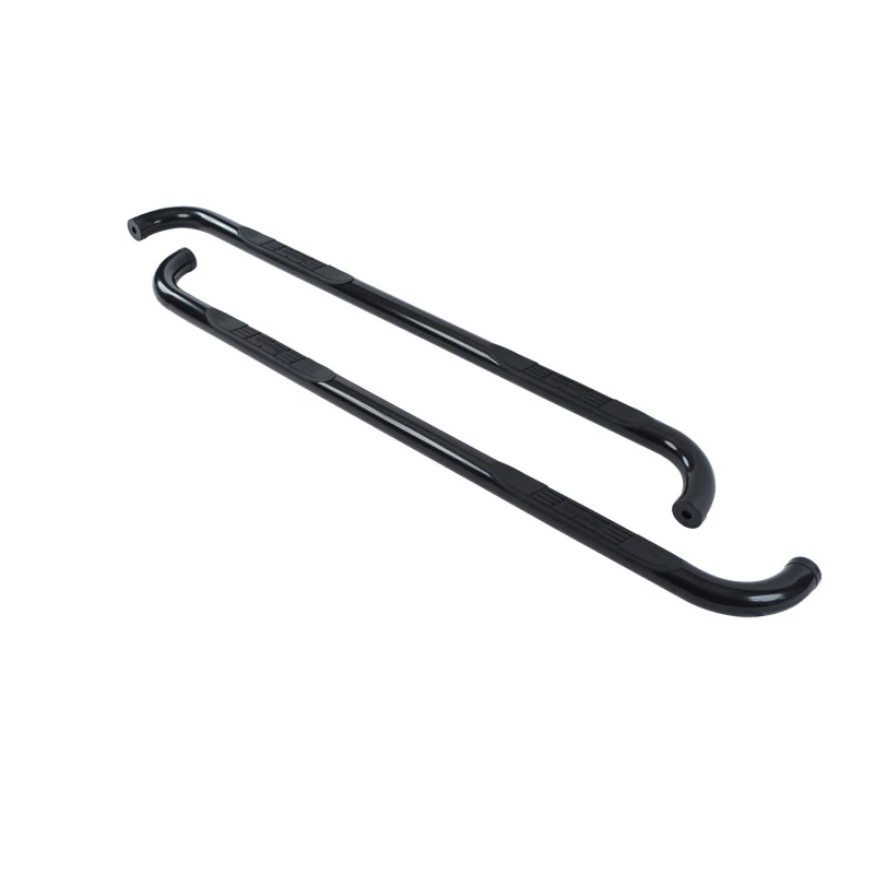 Go Rhino 4000 Series Step Nerf Bars with Mounting Brackets Kit Black Powder Coat Model 4047B
