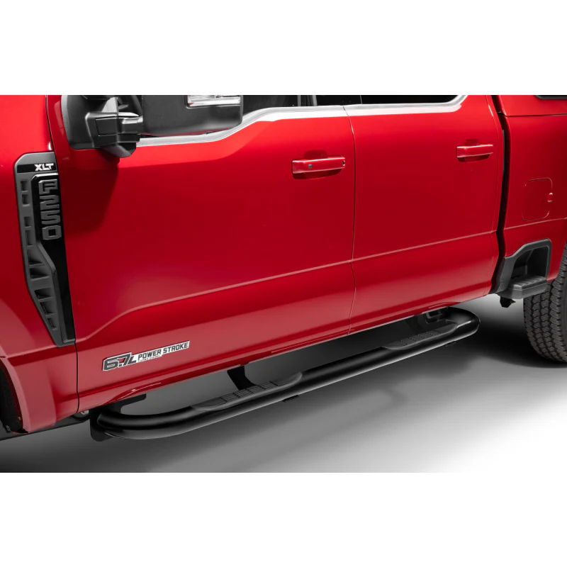 Go Rhino 4000 Series Step Nerf Bars with Mounting Brackets Kit Black Powder Coat Model 4155B - Image 2