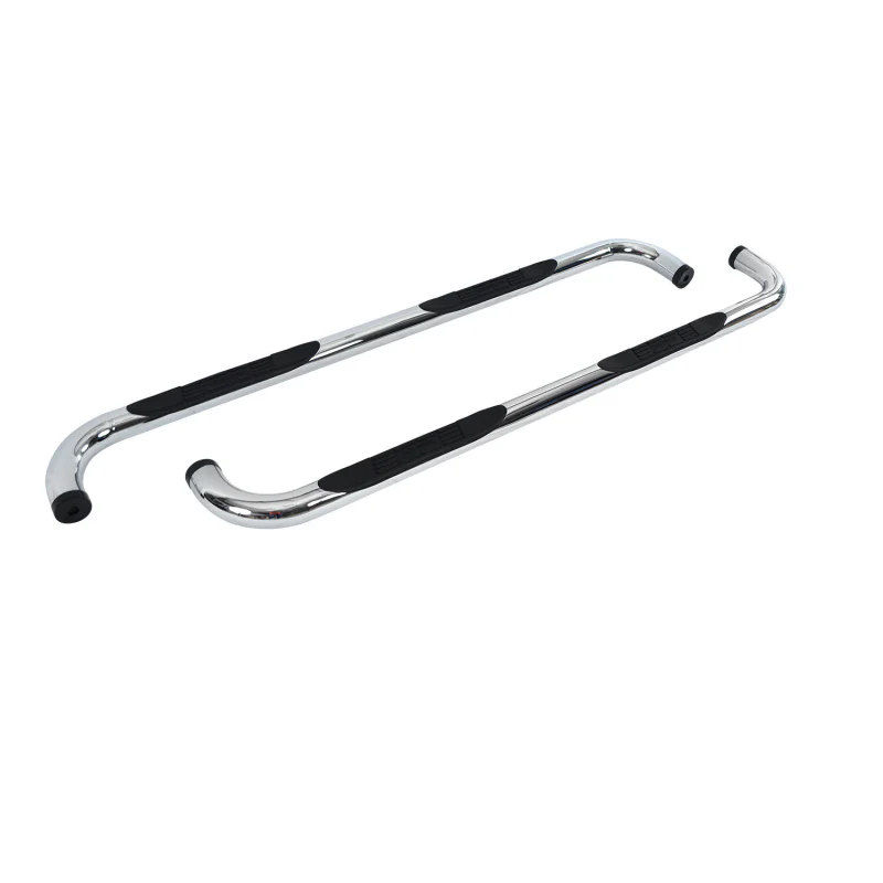 Go Rhino 4000 Series Step Nerf Bars with Mounting Brackets Kit Polished Stainless Steel Model 4045PS - Image 2