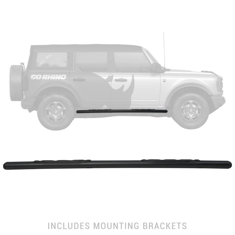 Go Rhino 5" 1000 Series Step Nerf Bars - 73" long - BOARDS ONLY Model 10573T - Image 3