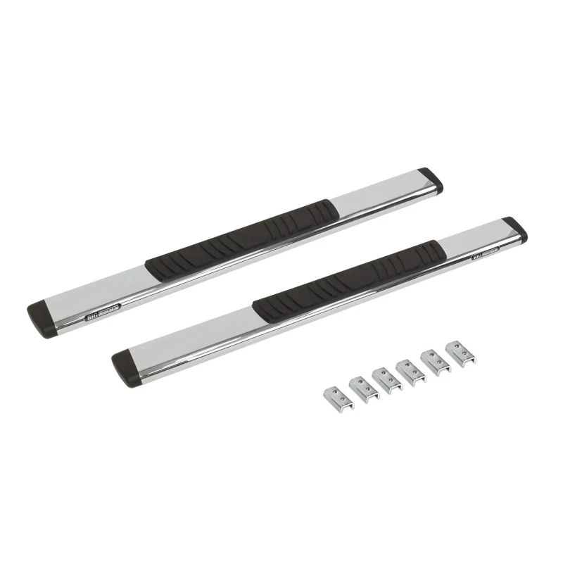 Go Rhino 5" OE Xtreme Low Profile Step Nerf Bars with Mounting Brackets Kit Model 685404552PS