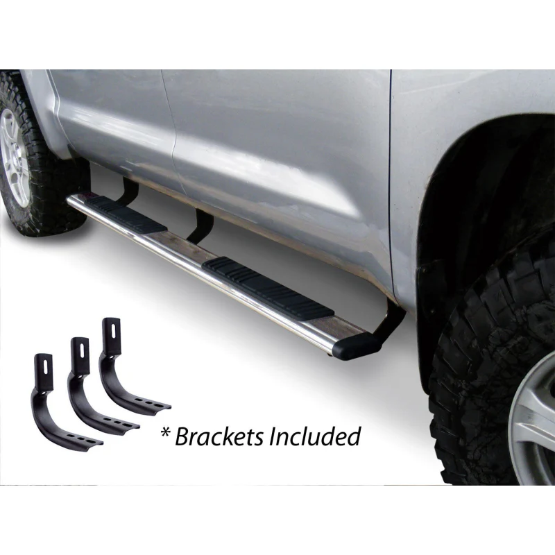 Go Rhino 5" OE Xtreme Low Profile Step Nerf Bars with Mounting Brackets Kit Model 685409980PS - Image 2