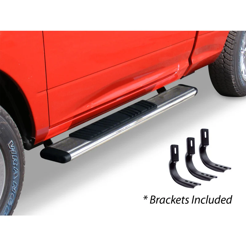 Go Rhino 5" OE Xtreme Low Profile Step Nerf Bars with Mounting Brackets Kit Model 685412652PS - Image 2