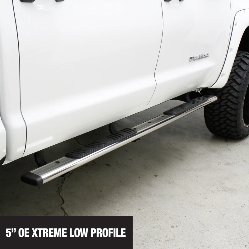 Go Rhino 5" OE Xtreme Low Profile Step Nerf Bars with Mounting Brackets Kit Model 685415580PS - Image 3