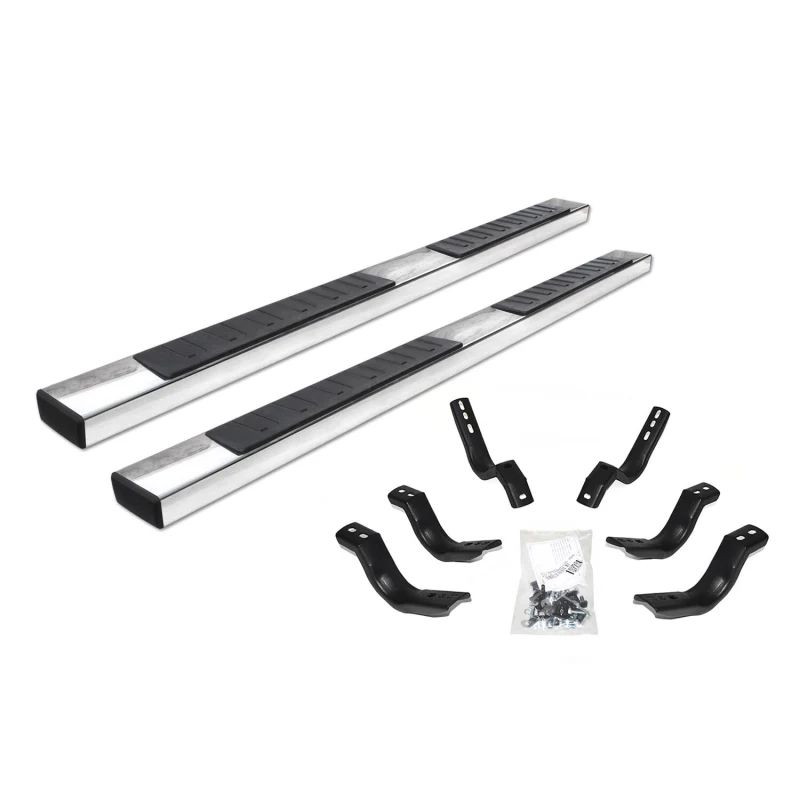 Go Rhino 6" OE Xtreme II Step Nerf Bars with Mounting Brackets Kit Model 6862418087PS