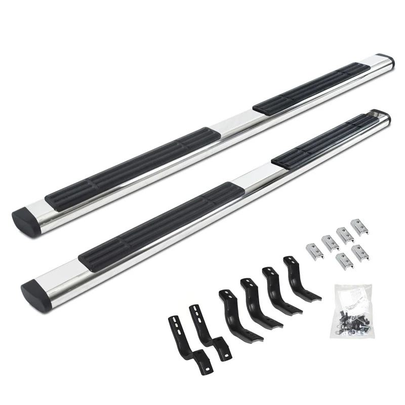Go Rhino 6" OE Xtreme Step Nerf Bars with Mounting Brackets Kit Model 686404080PS