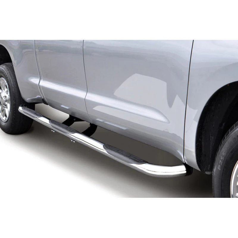 Go Rhino 6000 Series Step Nerf Bars With Mounting Brackets Kit One-Piece For Quad Cab with Standard Bed Model 61127PS - Image 2