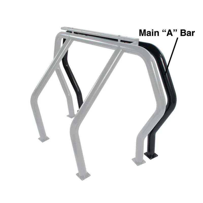 Go Rhino Bed Bar Component  Additional Bar Black Powdercoat Model 90001B - Image 2