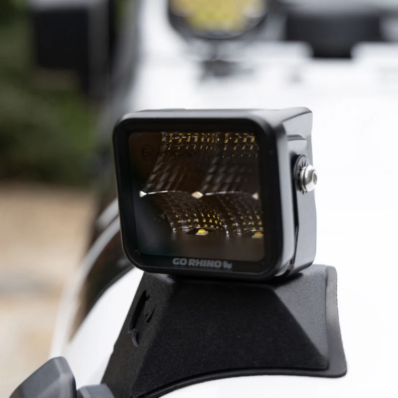Go Rhino Blackout Series 2x2 LED Cube Flood Lights Model 750200321FCS - Image 9