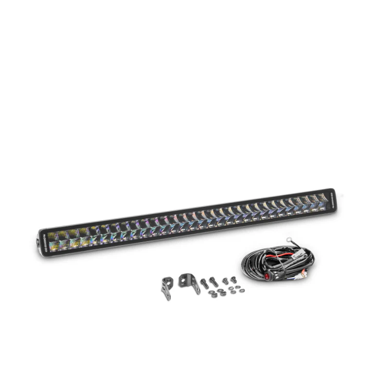 Go Rhino Blackout Series DOUBLELINE 30" Double Row Light Bar Model 753003011CDS - Image 5