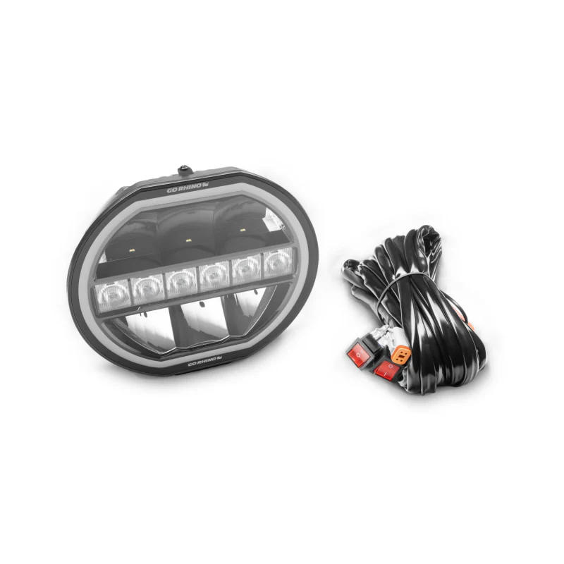 Go Rhino Blackout Series MAXLINE 9" LED Beam with Multi Daytime Running Light Model 751440911CRS - Image 3