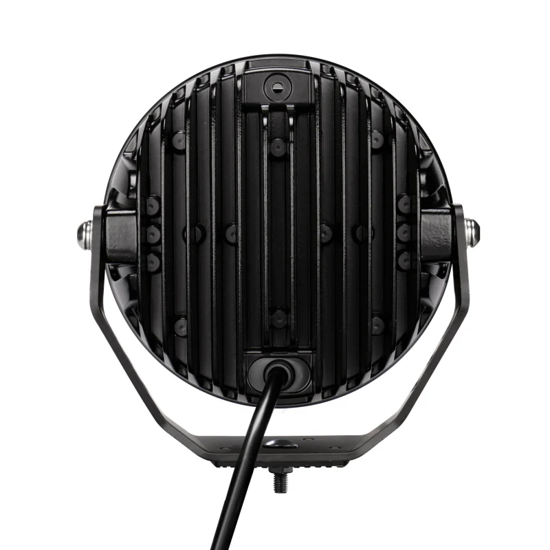 Go Rhino Blackout Series MAXROUND 7" LED Driving Light with Daytime Running Lights Model 750800711DRS - Image 3