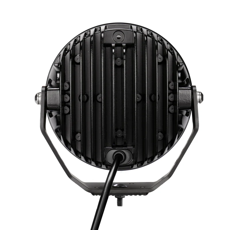 Go Rhino Blackout Series MAXROUND 7" LED Spot Light with Daytime Running Lights Model 750800711SRS - Image 4