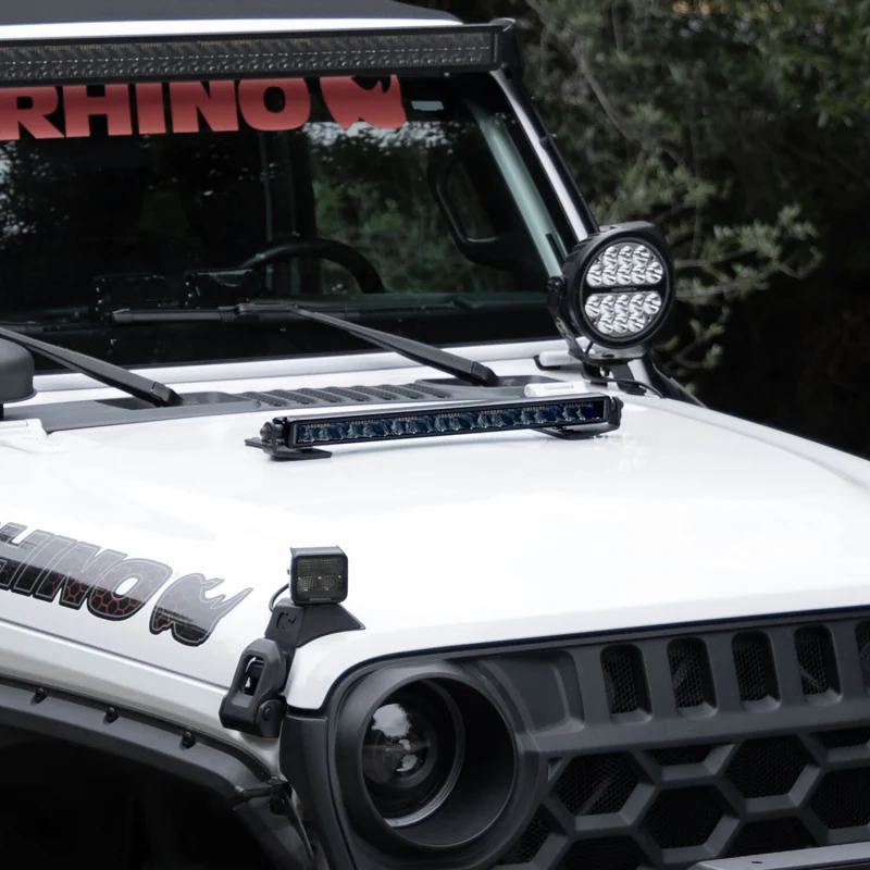 Go Rhino Blackout Series SINGLELINE 40" Single Row LED Light Bar w/Amber LEDs Model 754004012CSS - Image 10
