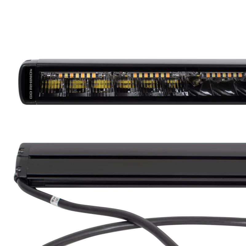 Go Rhino Blackout Series SINGLELINE 40" Single Row LED Light Bar w/Amber LEDs Model 754004012CSS - Image 3