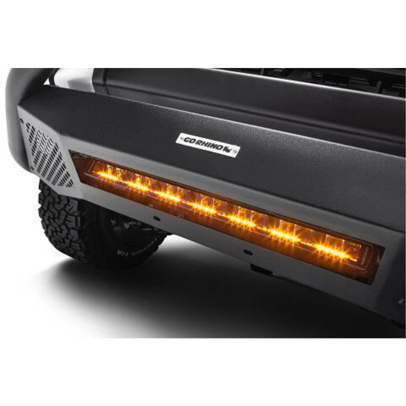 Go Rhino Blackout Series SINGLELINE 40" Single Row LED Light Bar w/Amber LEDs Model 754004012CSS - Image 7