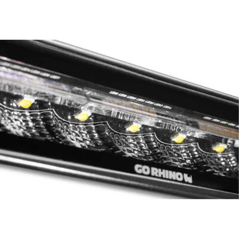 Go Rhino Blackout Series SIXLINE 6-LED Flood Light Pods, W/Amber LEDs Model 750600622FBS - Image 4