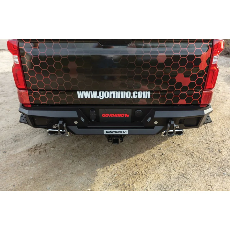 Go Rhino BR20.5 Rear Bumper for Chevrolet Silverado GMC Sierra 1500 Model 28176T - Image 2