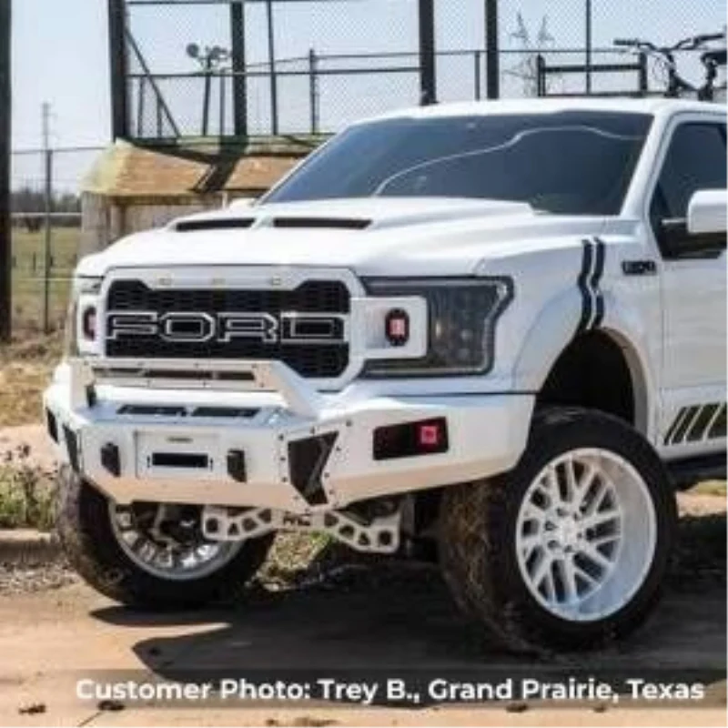 Go Rhino BR6 Winch-Ready Front Bumper for Ford F-150 Model 24397T - Image 4