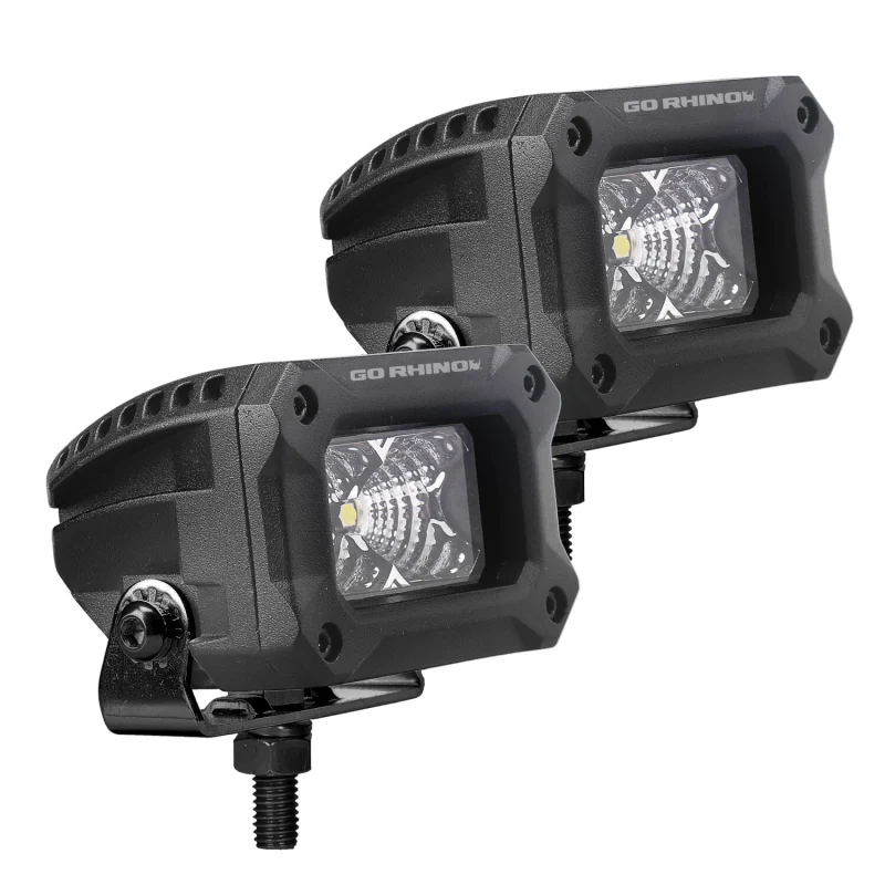 Go Rhino Bright Series 3x2 Rectangular LED Flood Lights Model 751003023FBS - Image 5