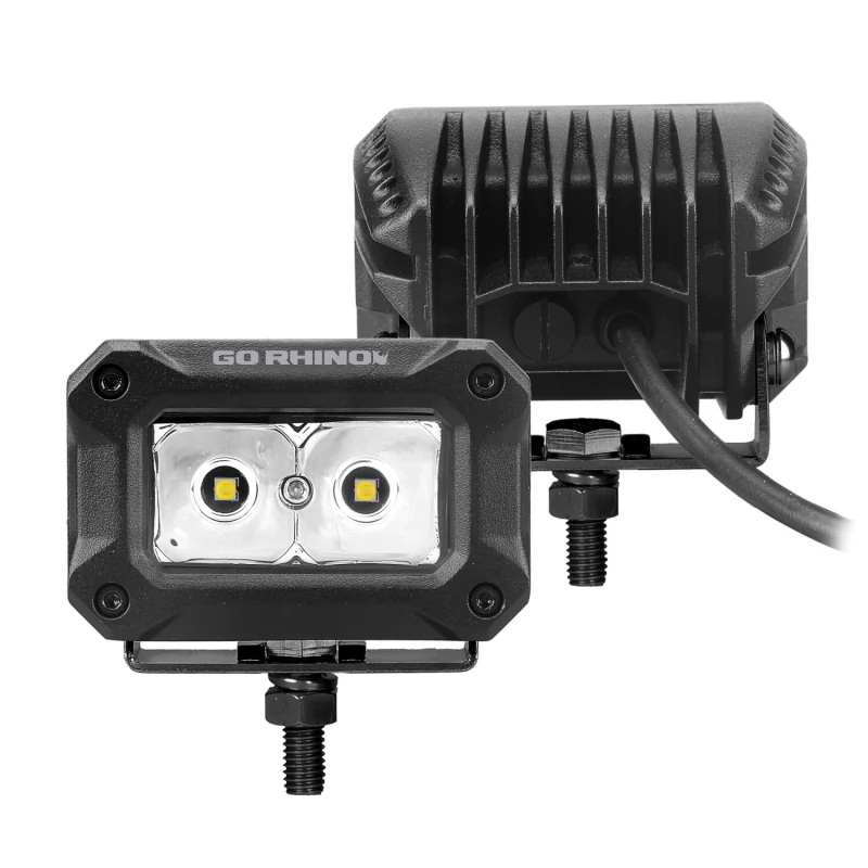 Go Rhino Bright Series 3x2 Rectangular LED Spot Lights Model 751003023SBS - Image 6
