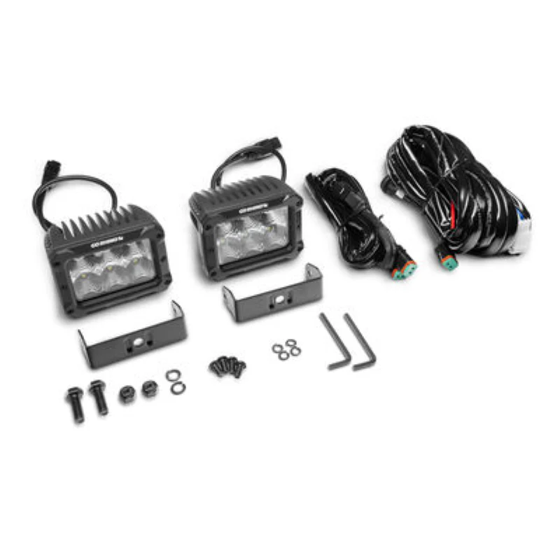 Go Rhino Bright Series 4x3 Rectangular LED Flood Lights Model 753003023FBS - Image 4