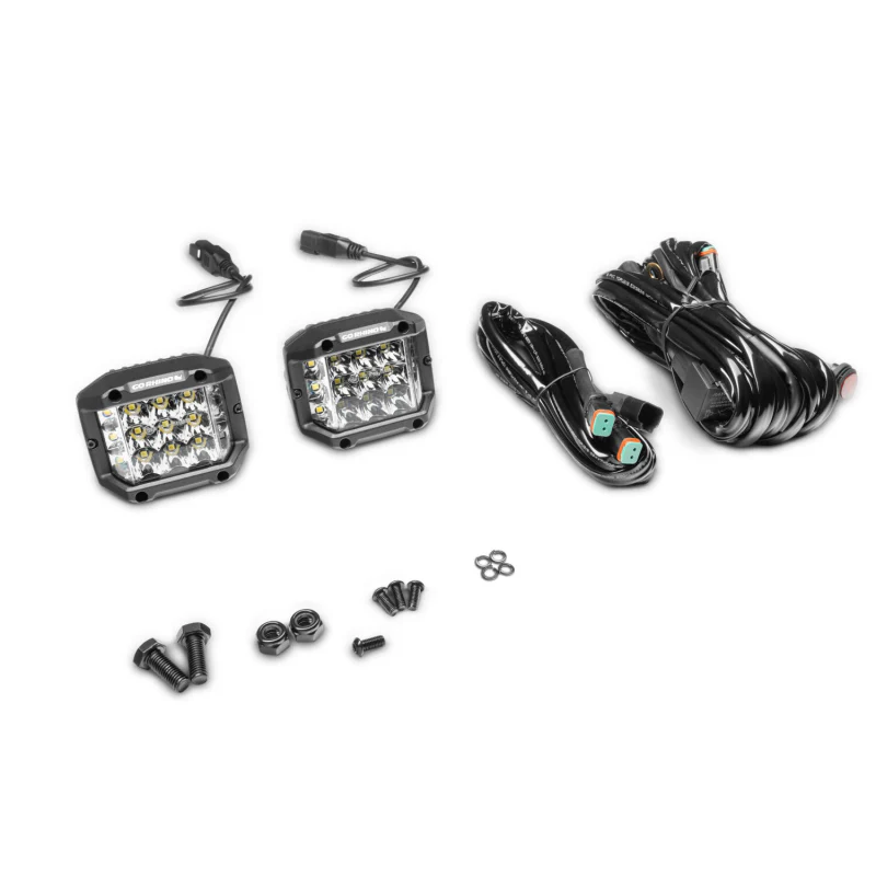 Go Rhino Bright Series Spot 4x3 Sideline Cube LED Light Model 750300323SCS - Image 4