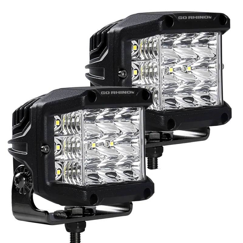 Go Rhino Bright Series Spot 4x3 Sideline Cube LED Light Model 750300323SCS - Image 5