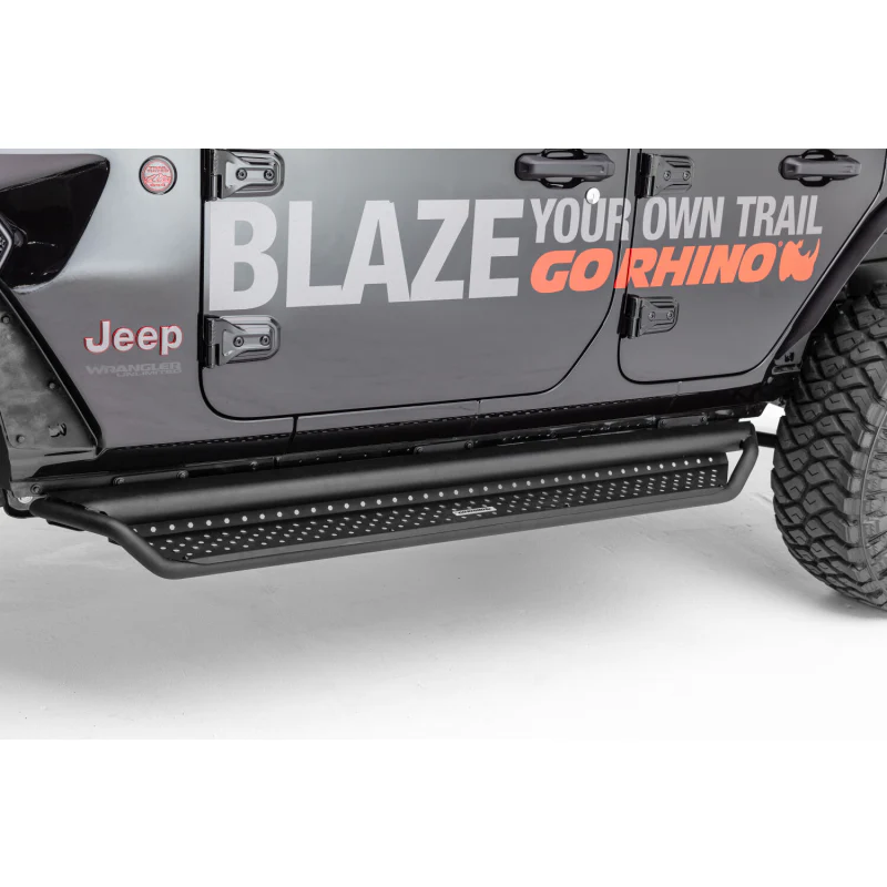 Go Rhino Dominator Xtreme D1 Running Baords with Rocker Panel Mounting Bracket Kit Model D14516T - Image 7