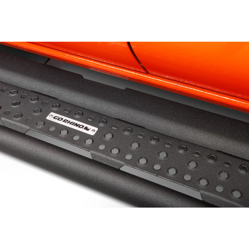 Go Rhino Dominator Xtreme D6 Running Baords with Rocker Panel Mounting Brackets Kit Model D64506T - Image 2