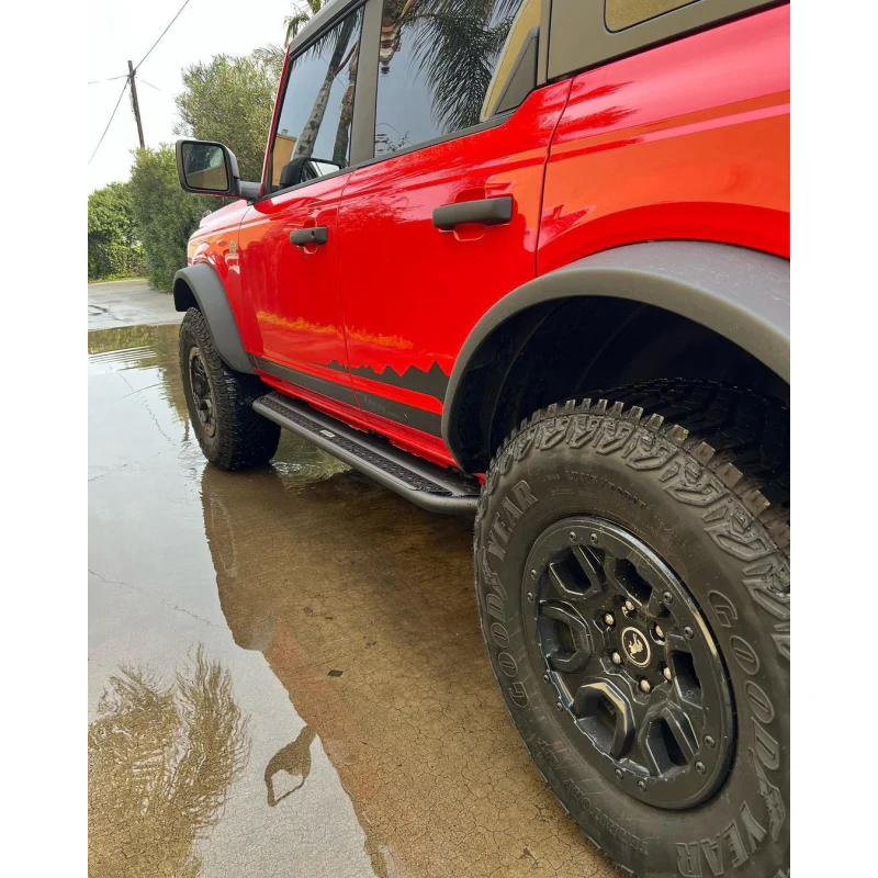 Go Rhino Dominator Xtreme DSS Running Baords with Rocker Panel Mounting Bracket Kit Model DSS4129T - Image 6