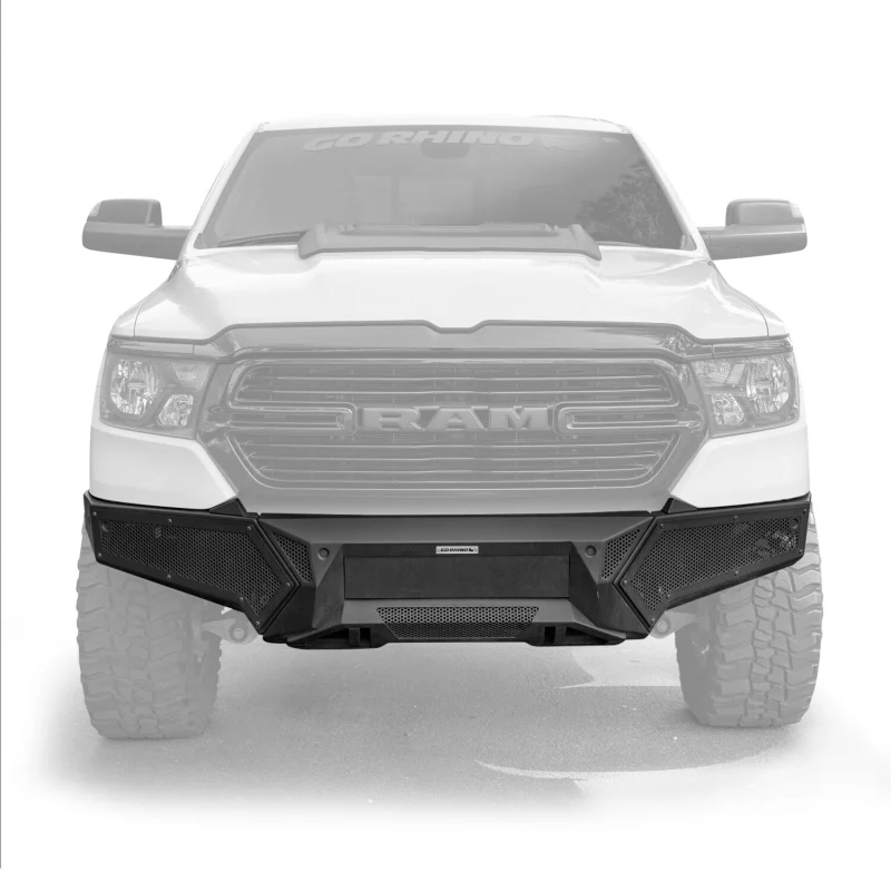 Go Rhino Element Front Bumper with Power Actuated Hide-Away Light Bar Mount Model 341301T - Image 6