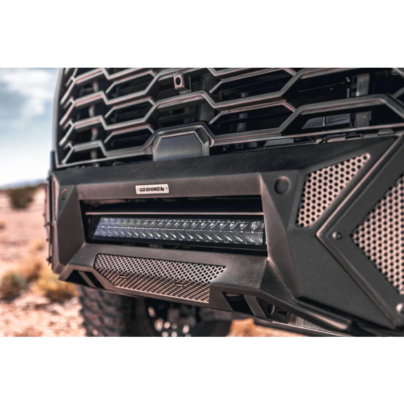 Go Rhino Element Front Bumper with Power Actuated Hide-Away Light Bar Mount Model 341831T - Image 9