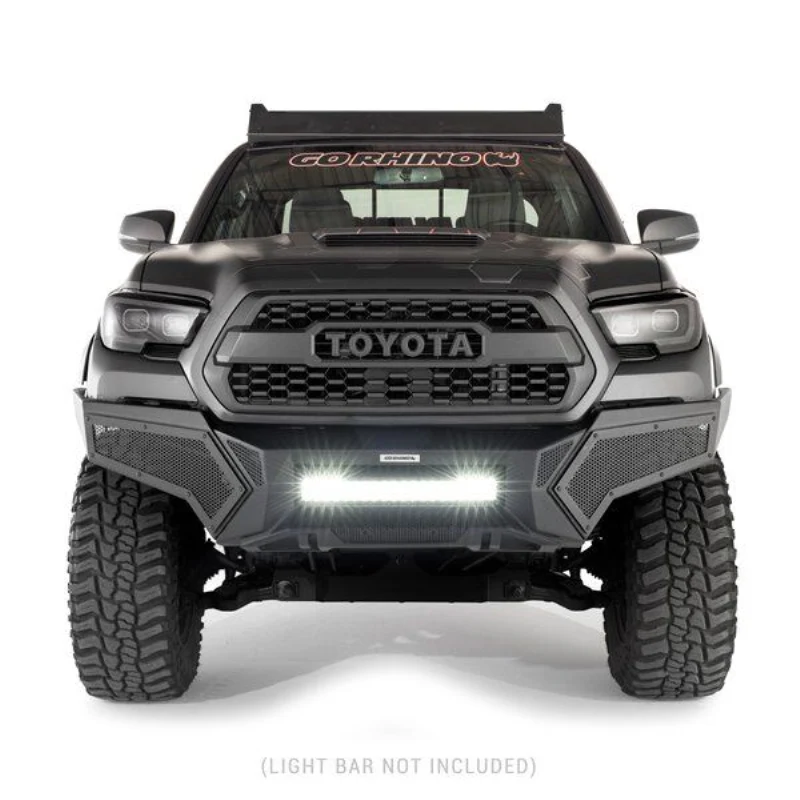 Go Rhino Element Front Bumper with Power Actuated Hide-Away Light Bar Mount Model 343891T - Image 7