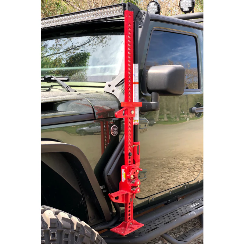 Go Rhino Exterior Hi-Lift Jack Mount for Jeep Wrangler JK, JKU Model 701003T - Image 4