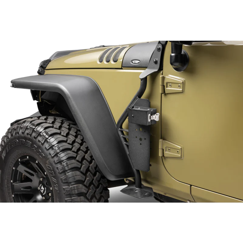 Go Rhino Exterior Hi-Lift Jack Mount with Clamp for Jeep Wrangler JK, JKU Model 701009T - Image 4
